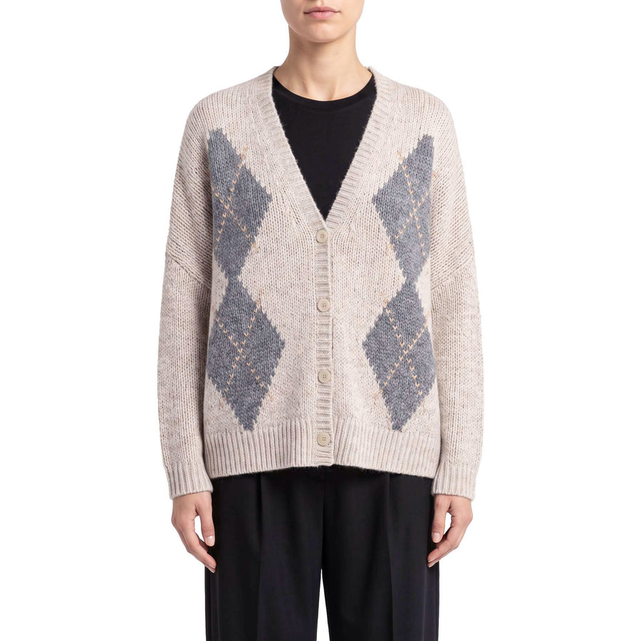Strickjacke aus Alpaka-Woll-Mix