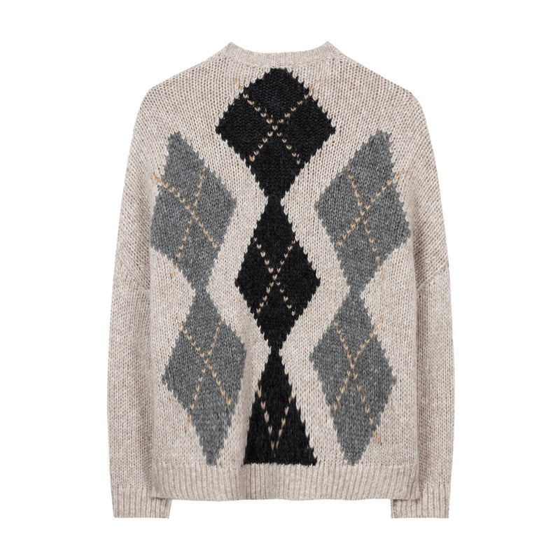 Strickjacke aus Alpaka-Woll-Mix