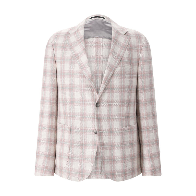 Dressler Kariertes Sakko aus Wollmix Herren