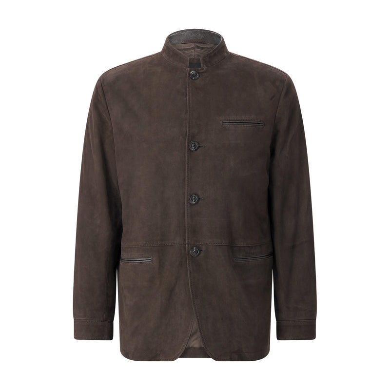 Dressler Jacke aus Ziegenveloursleder Herren