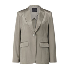 Blazer aus Satin 46 / Grün