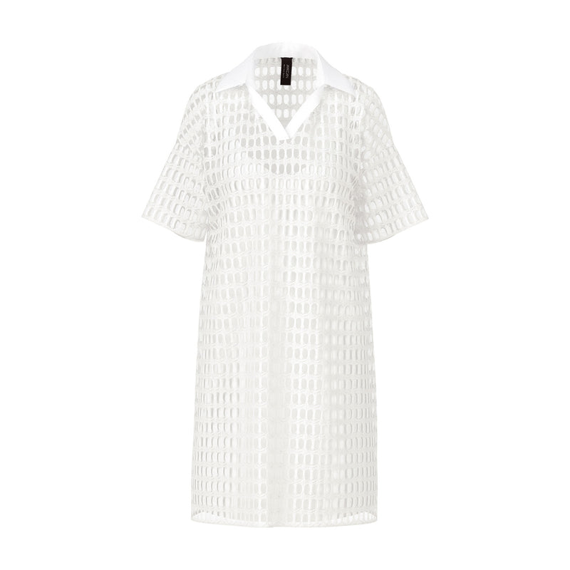 Marc Cain Midikleid mit Netzoptik Damen