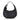 Kleine Hobo Bag Nana aus Leder One Size / Schwarz