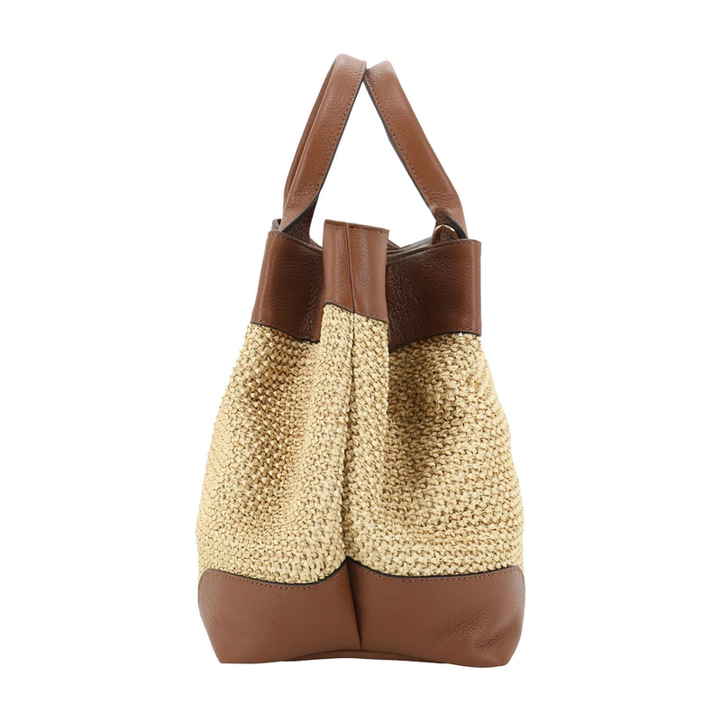Abro Medium Shopper Essential aus Raffia Damen