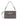 Schultertasche Twist aus Veloursleder One Size / Dunkelgrau