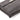 Schultertasche Twist aus Veloursleder One Size / Dunkelgrau
