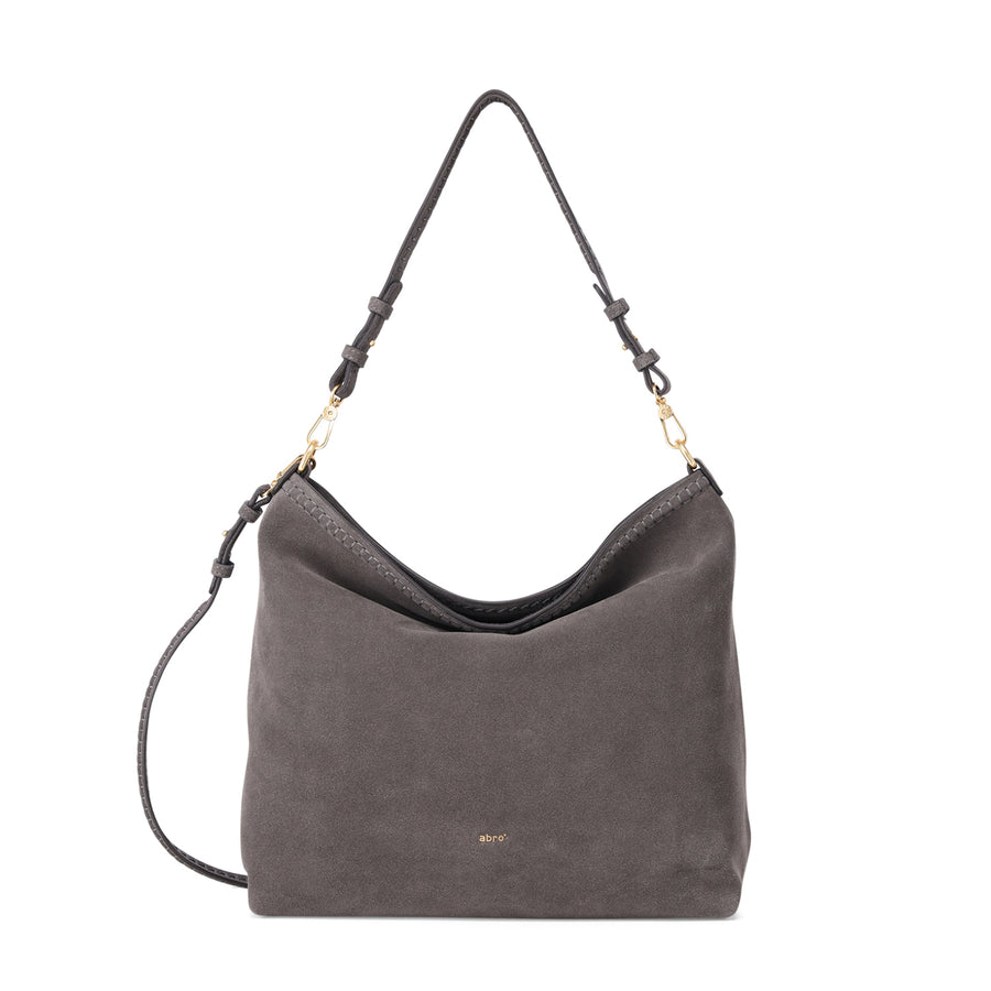 Abro Hobo Bag Signature aus Veloursleder Damen