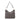 Hobo Bag Signature aus Veloursleder One Size / Grau