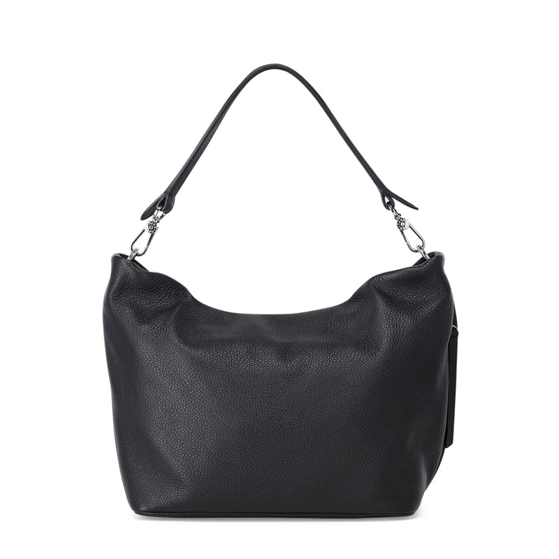 Abro Hobo Bag Ebony aus Leder Damen