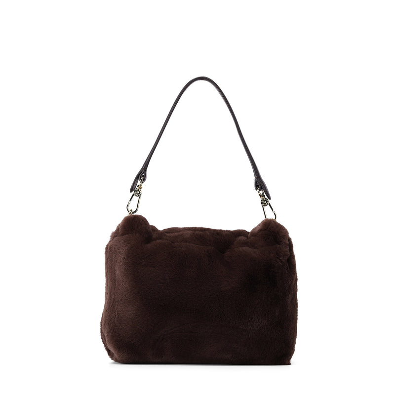 Schultertasche Temi One Size / Dunkelbraun