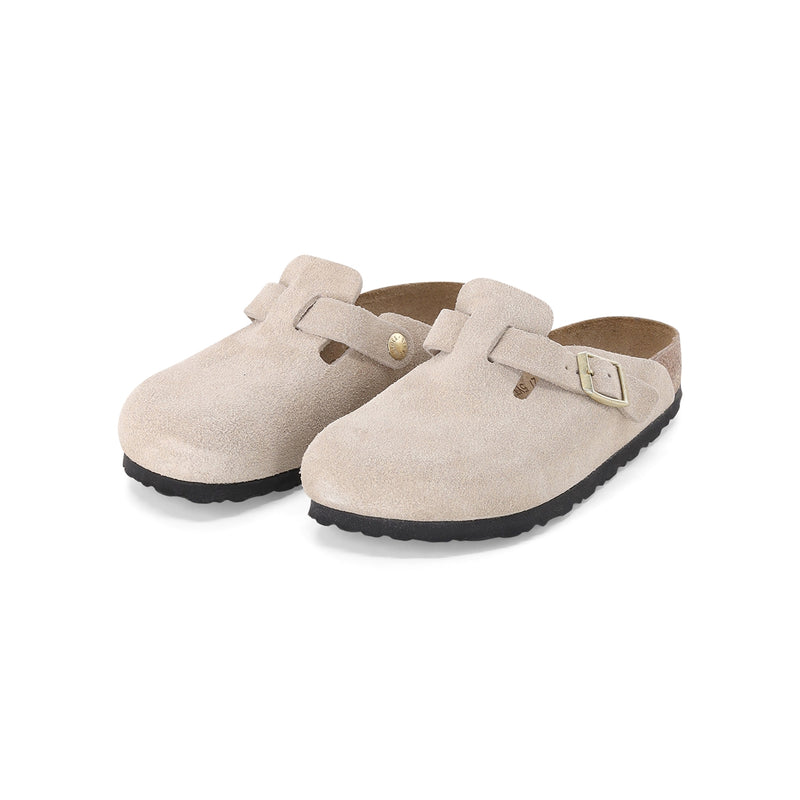 Sandalen aus Veloursleder 42 / Hellbraun