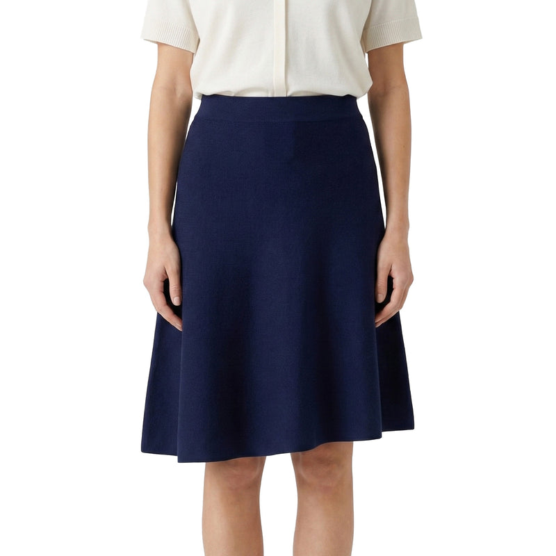 Merino wool miniskirt