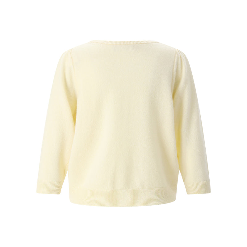 Kurzarmpullover aus Kaschmir