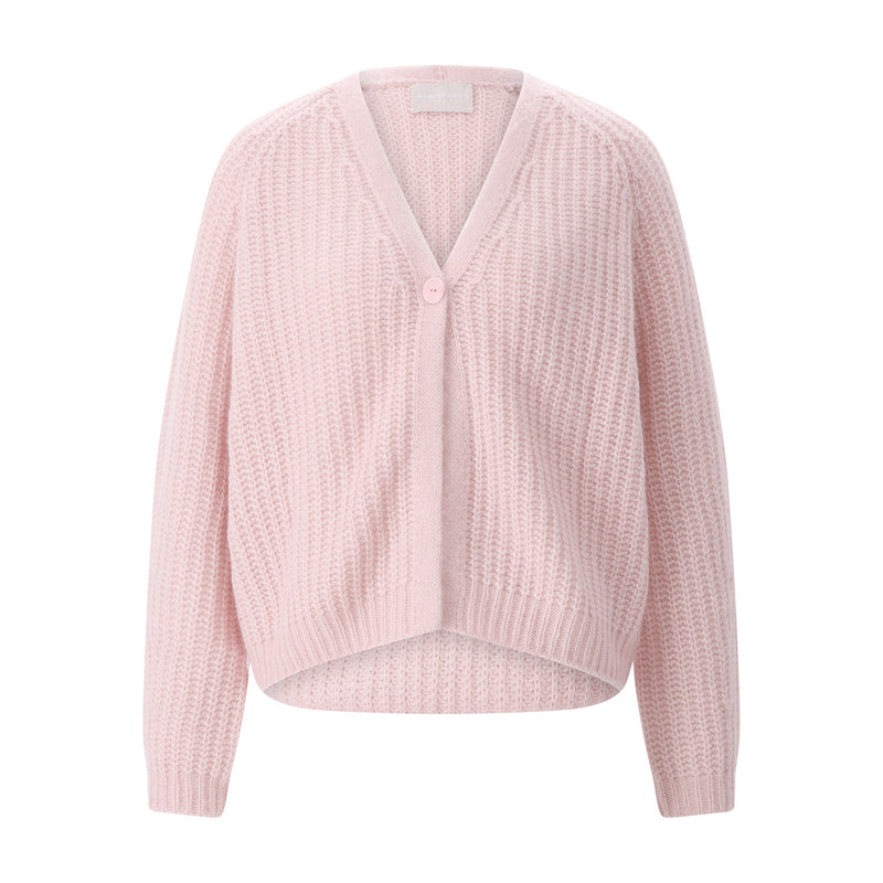 Cardigan aus Kaschmir & Baumwolle 42 / Rosa