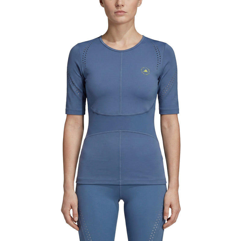 Adidas by Stella McCartney Sportliches T-Shirt mit Perforierungen Damen