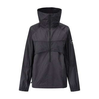 Windbreaker mit Logo-Print L / Schwarz
