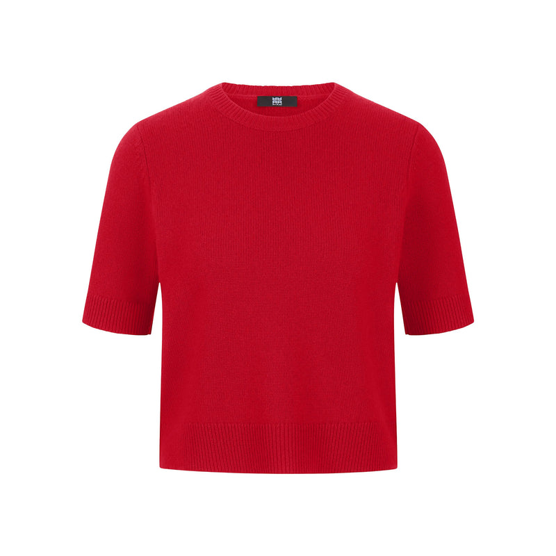 Riani Kurzarmpullover aus Woll-Kaschmir-Mix Damen