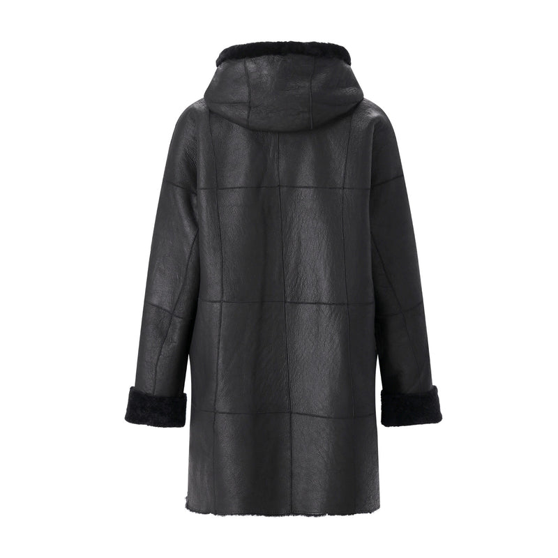 Wendbarer Mantel Aaliyah 40 / Schwarz
