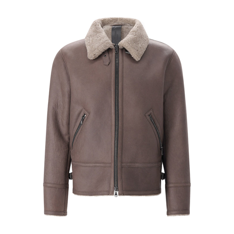 Lederjacke Alim 60 / Braun