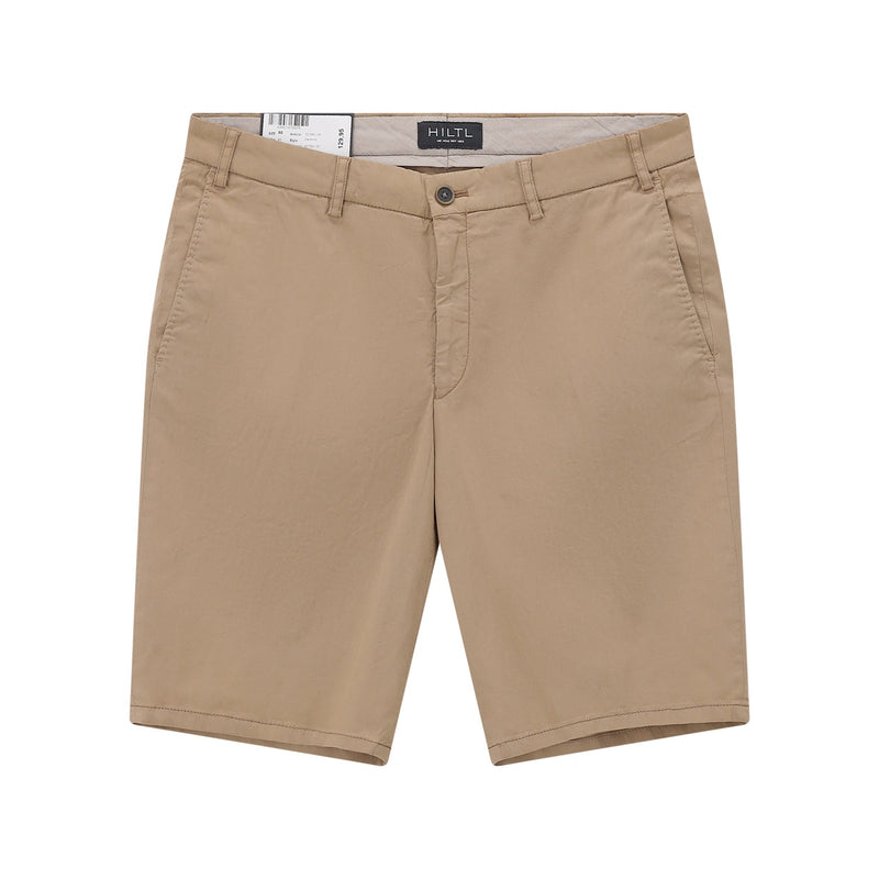 Shorts aus Baumwollmix 58 / 34-hellbraun