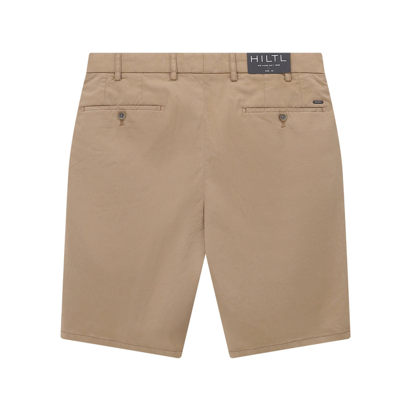 Shorts aus Baumwollmix 58 / 34-hellbraun