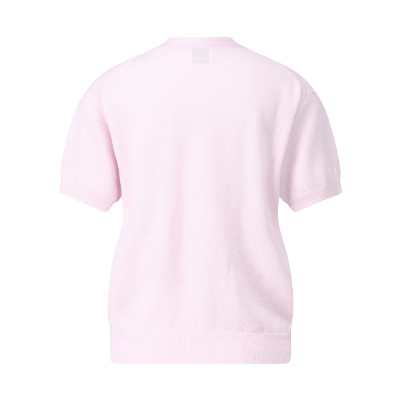 Allude Kurzarm-Cardigan aus Kaschmir-Wollmix Damen