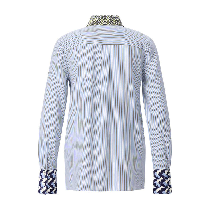 Herzen's Angelegenheit Gestreifte Bluse mit Schluppe Damen