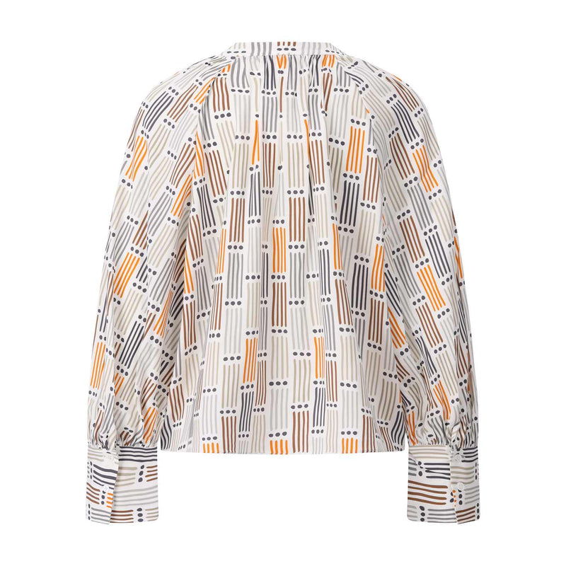 Herzen's Angelegenheit Seidenbluse mit Print Damen