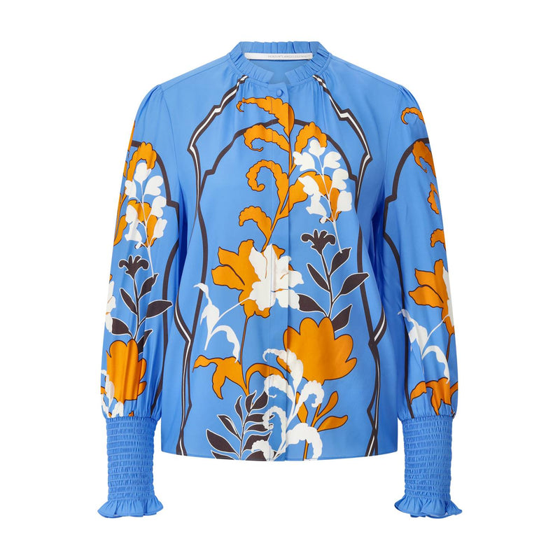 Herzen's Angelegenheit Seidenbluse mit Print Damen