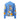 Seidenbluse mit Print 42 / Blau