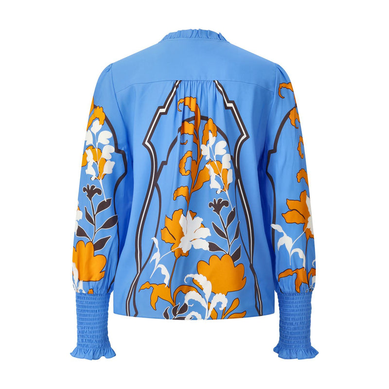 Herzen's Angelegenheit Seidenbluse mit Print Damen