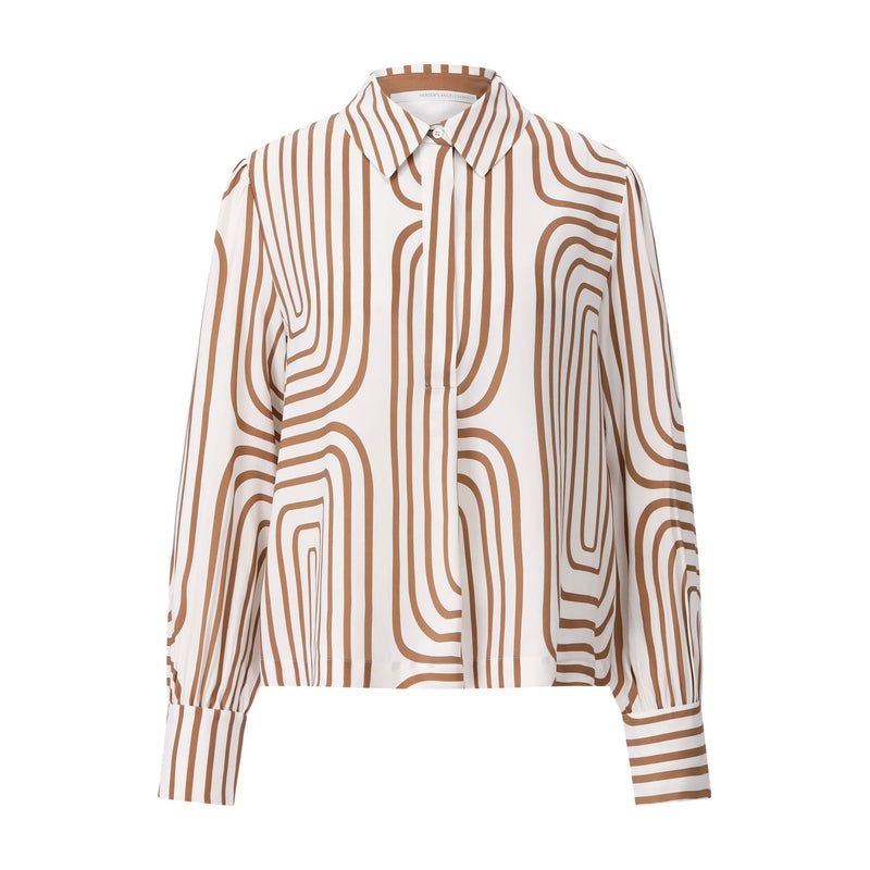 Herzen's Angelegenheit Seidenbluse mit Print Damen