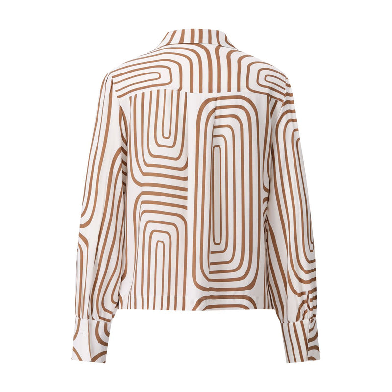 Herzen's Angelegenheit Seidenbluse mit Print Damen