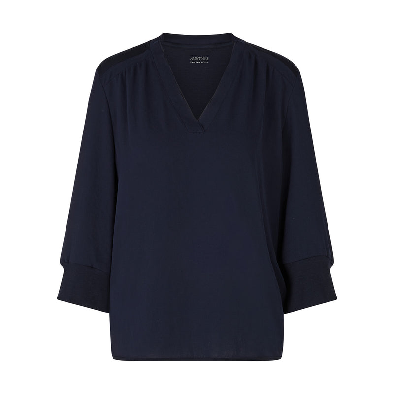 Marc Cain Blusenshirt aus Materialmix Damen