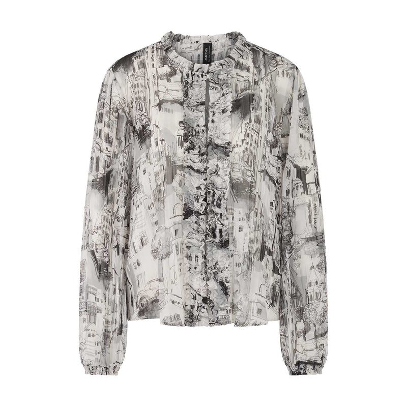Marc Cain Blusenshirt mit Muster Damen