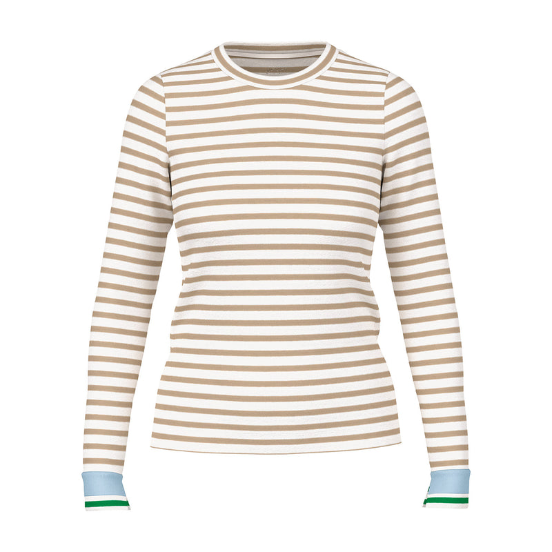 Marc Cain Gestreiftes Langarmshirt Damen