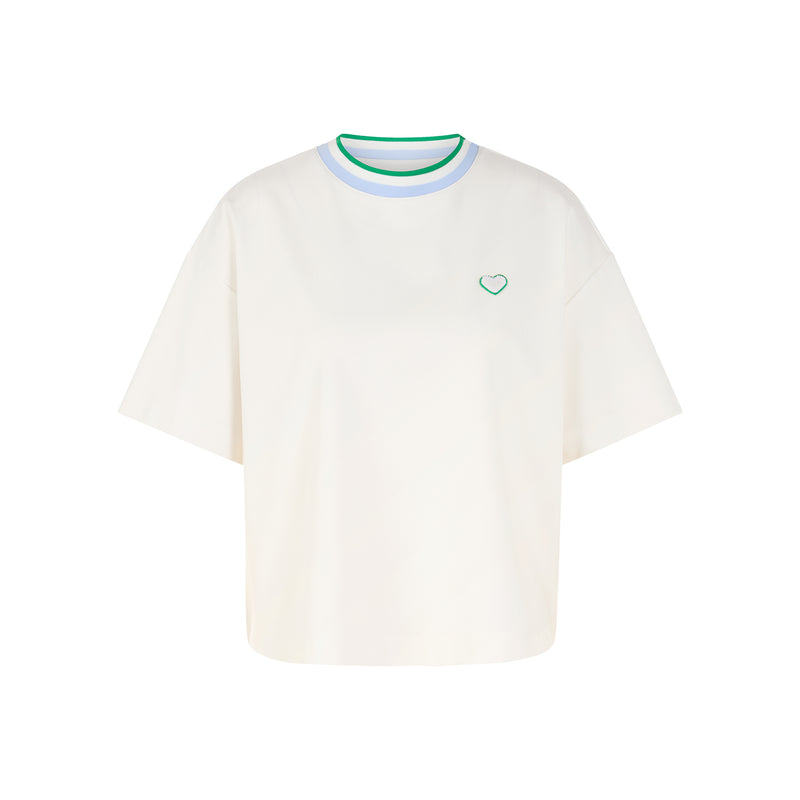 Marc Cain T-Shirt aus Baumwollmix Damen