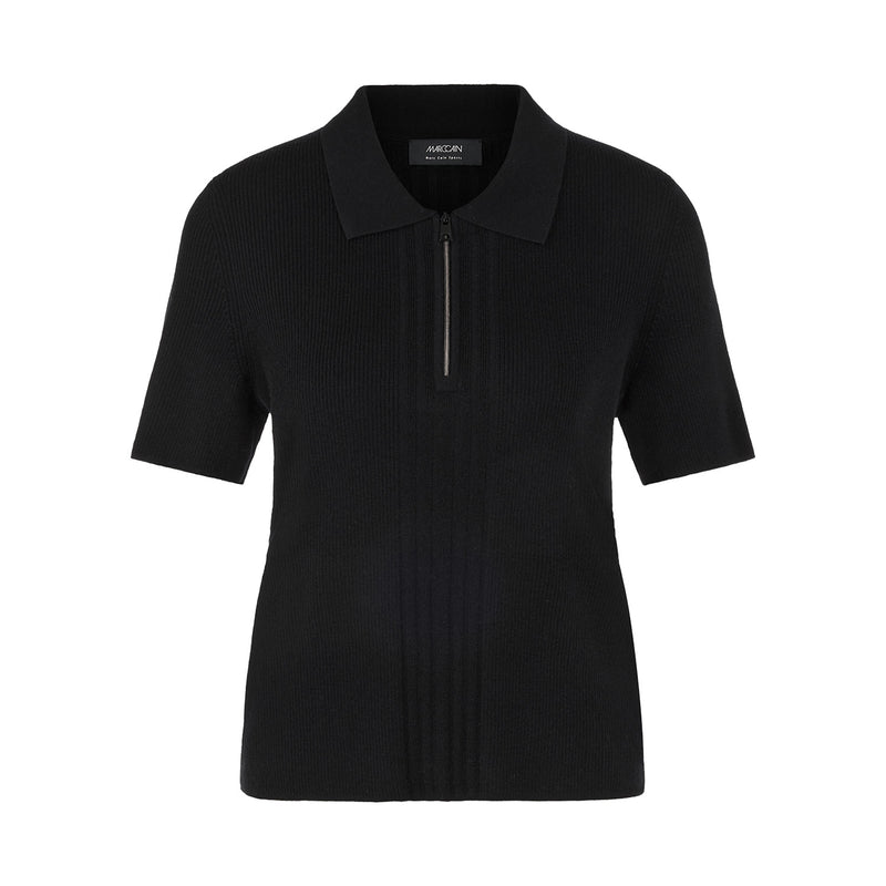 Marc Cain Poloshirt aus Woll-Mix Damen