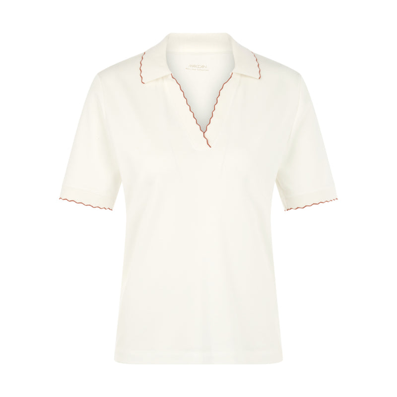 Marc Cain Poloshirt aus Baumwollmix Damen