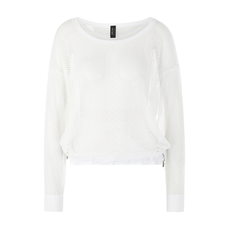 Pullover aus Materialmix