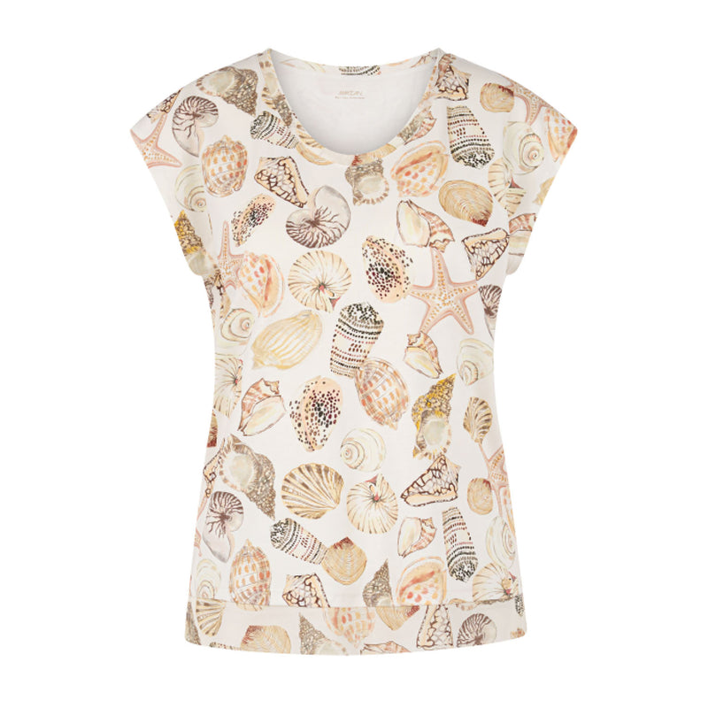 Marc Cain T-Shirt aus Baumwollmix Damen