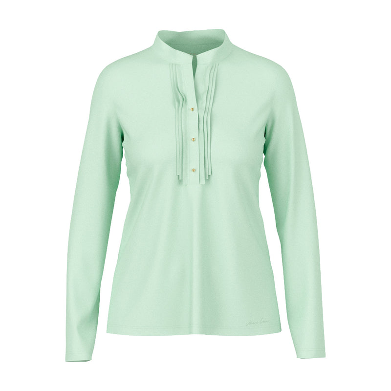 Langarmshirt mit Seidendetails