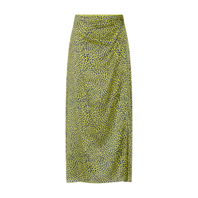 Midirock mit Animal-Print