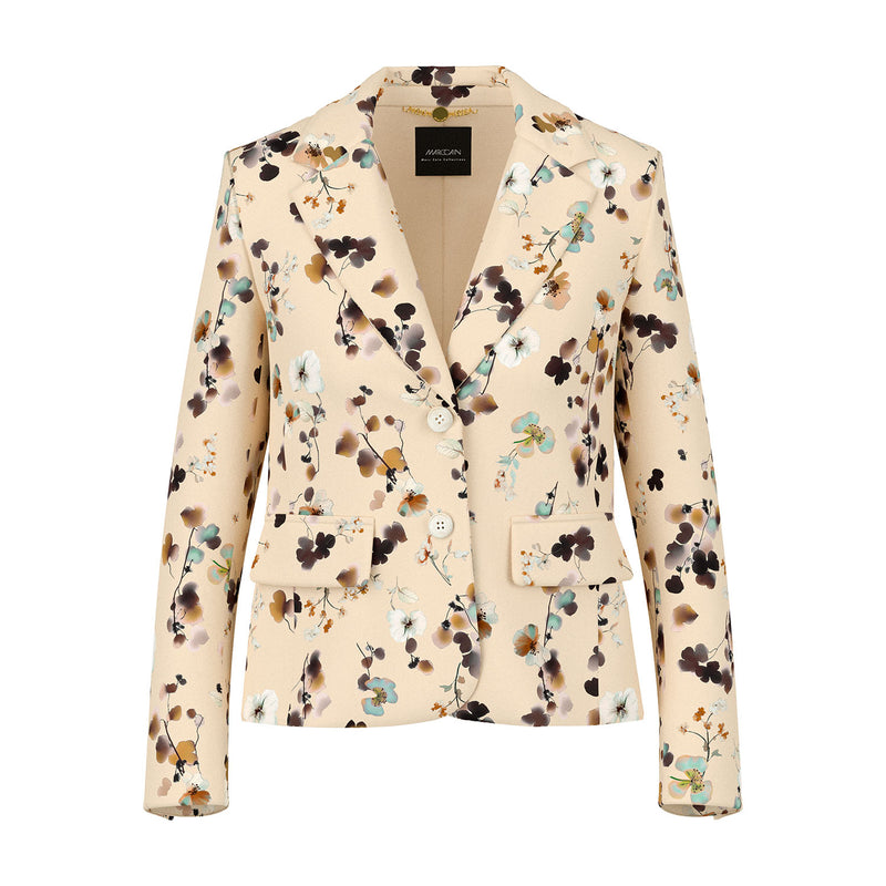 Blazer mit floralem Print