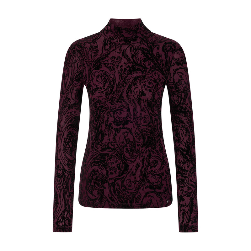 Marc Cain Langarmshirt mit Stehkragen Damen