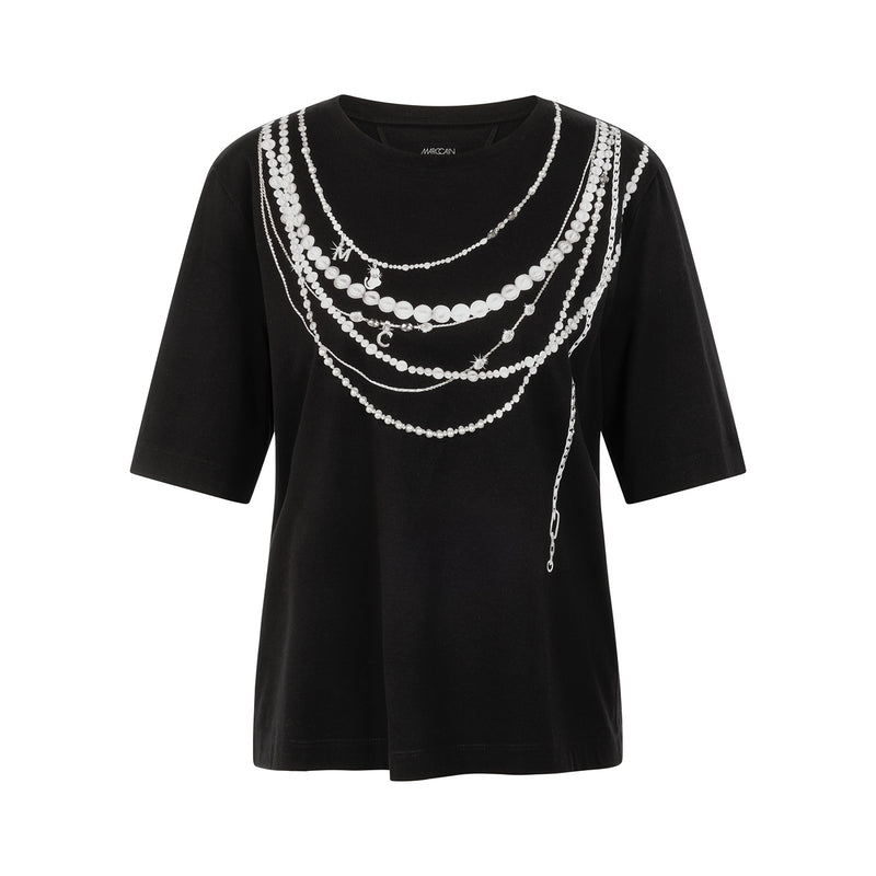 Marc Cain T-Shirt aus Baumwolle Damen