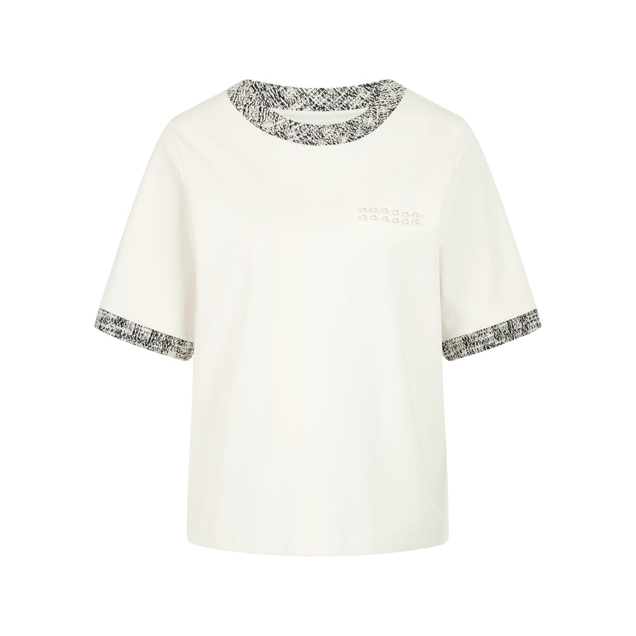 Marc Cain T-Shirt aus Baumwoll-Mix Damen