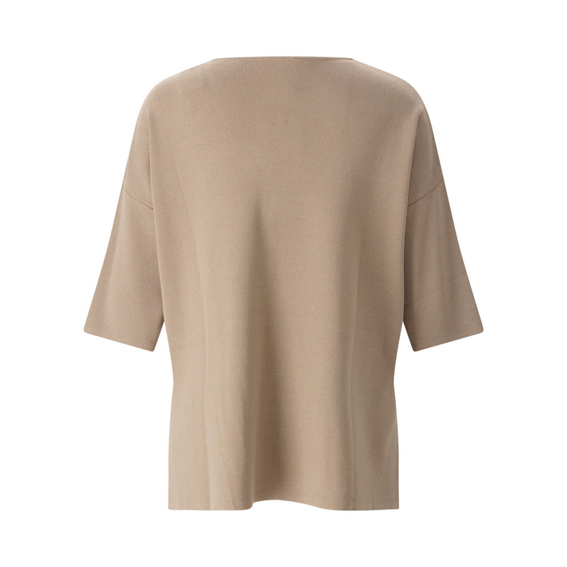 Riani Kurzarm-Pullover mit Rundhalsausschnitt Damen