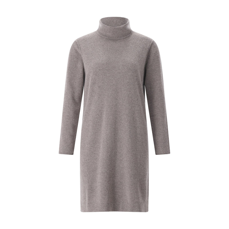 Midikleid aus Kaschmir 44 / Grau