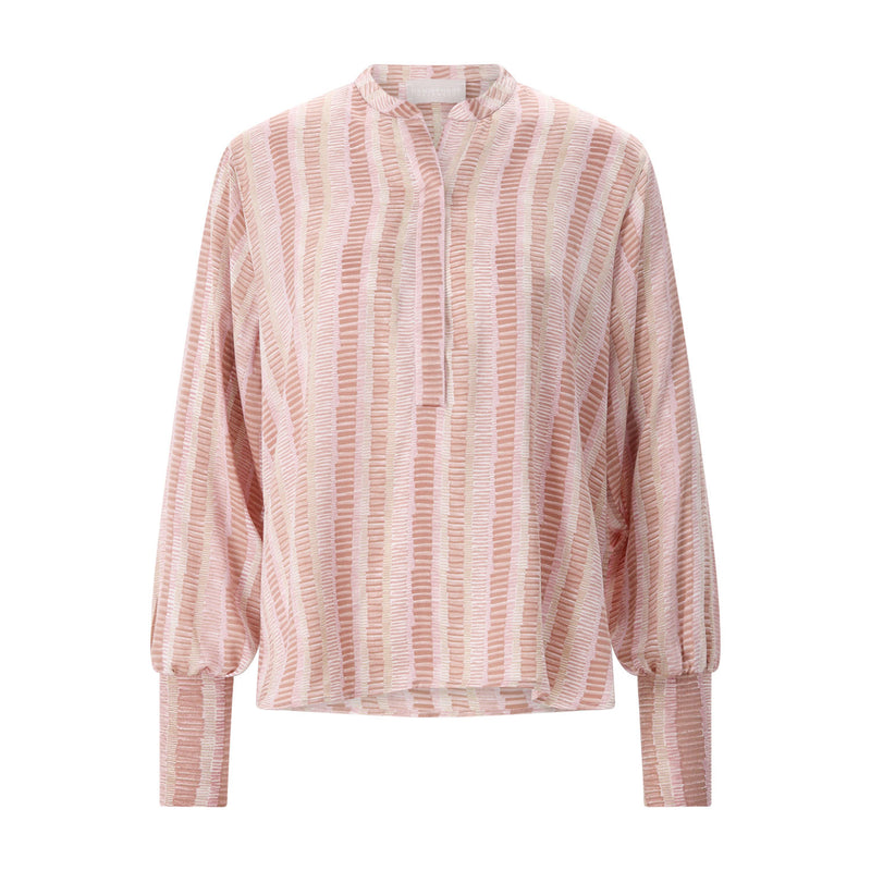 Bluse Faneli aus Seiden-Mix XXL / Rosa